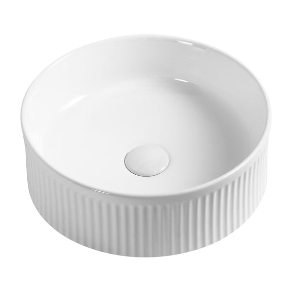 Lavabo rotondo bianco in ceramica ø 37 cm Picobello – Sapho