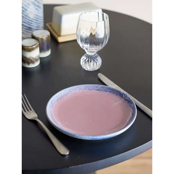 Piatto rosa chiaro in gres ø 20 cm Paula – Bloomingville-image-2