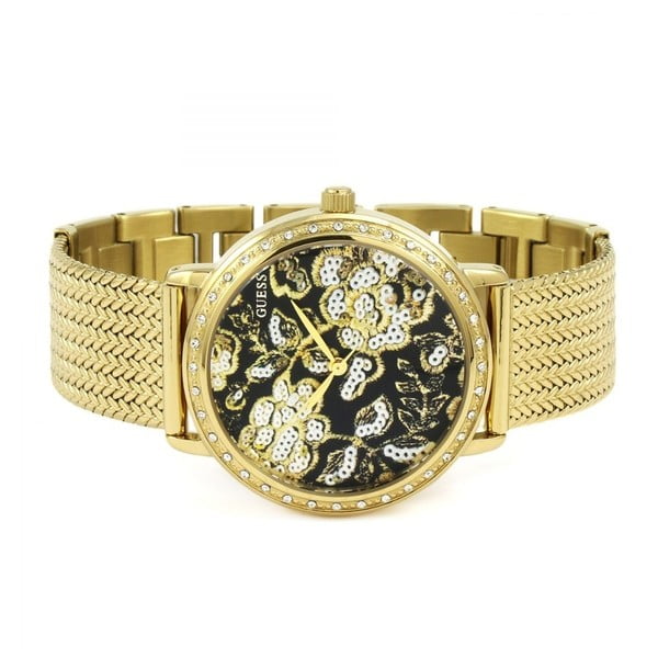Orologio da donna in oro con cinturino in acciaio inossidabile W0822L2 - Guess-image-1