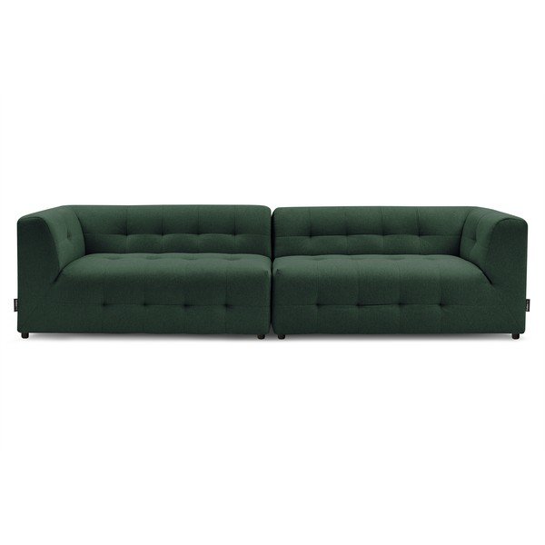 Divano verde scuro 324 cm Kleber - Bobochic Paris