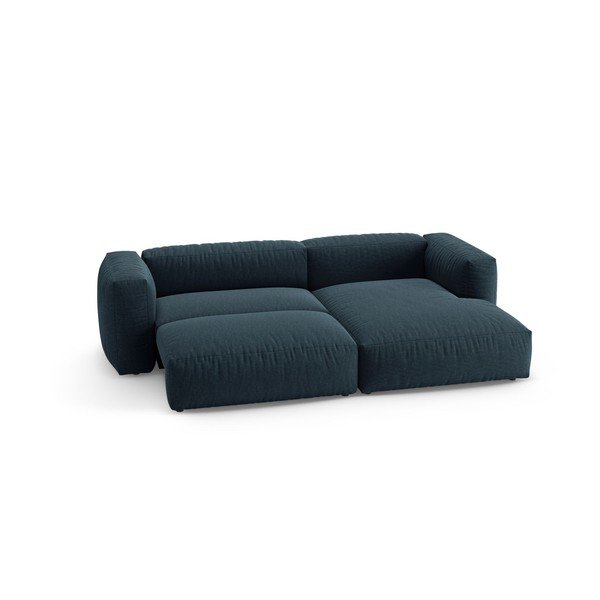 Divano angolare componibile blu scuro allungabile (con penisola a destra/con chaise lounge) – Micadoni -image-3