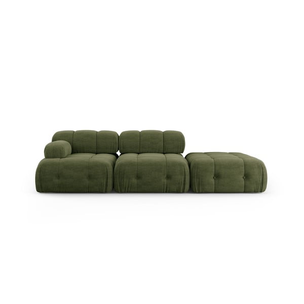 Chaise lounge componibile in verde scuro Ferento – Cosmopolitan Design