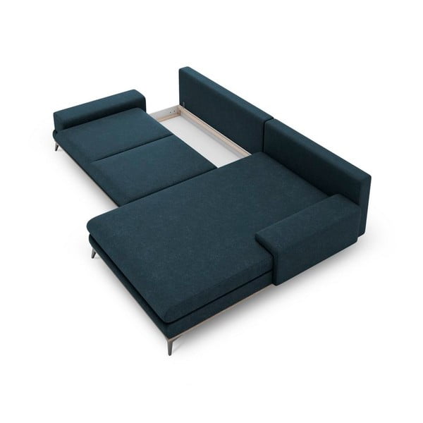 Divano letto angolare blu petrolio, angolo destro Planet - Windsor & Co Sofas-image-3