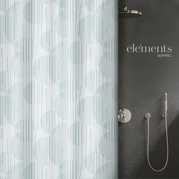 Tenda per doccia 180x200 cm Raio – Spirella