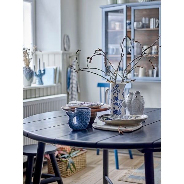 Vaso blu in gres (altezza 12 cm) Ariella - Bloomingville-image-2