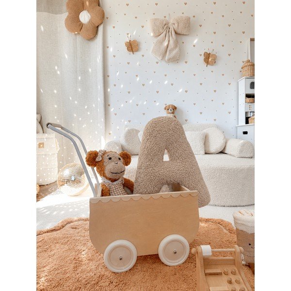 Cuscino per bambini in sherpa 38x40 cm A – Meowbaby-image-1