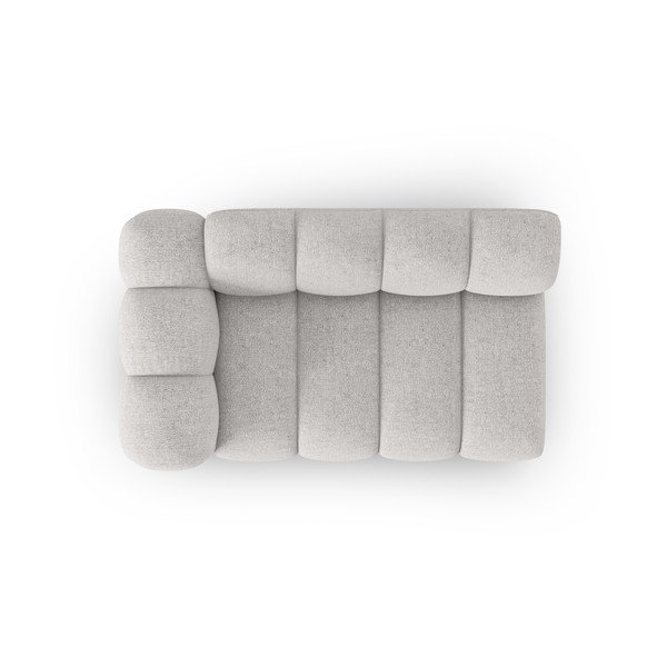 Divano componibile in grigio chiaro (con penisola a sinistra) Lupine – Micadoni Home-image-3