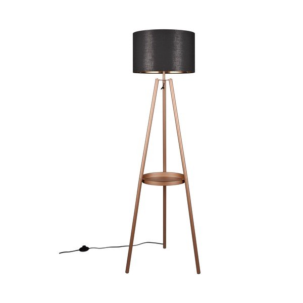 Lampada da terra marrone con ripiano (altezza 152 cm) Colette - Reality