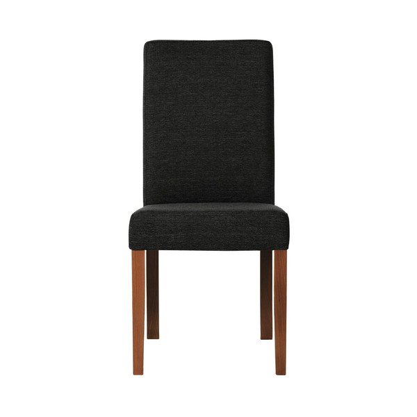 Sedia nera con gambe in faggio marrone scuro Tonka - Ted Lapidus Maison-image-1
