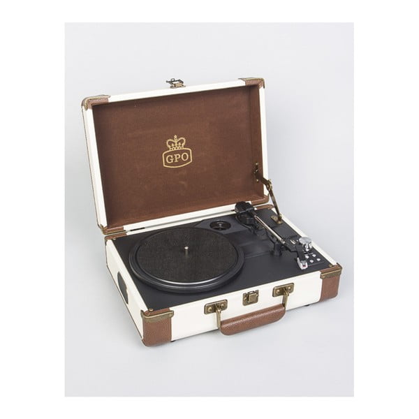 Giradischi beige-marrone Ambassador - GPO-image-1