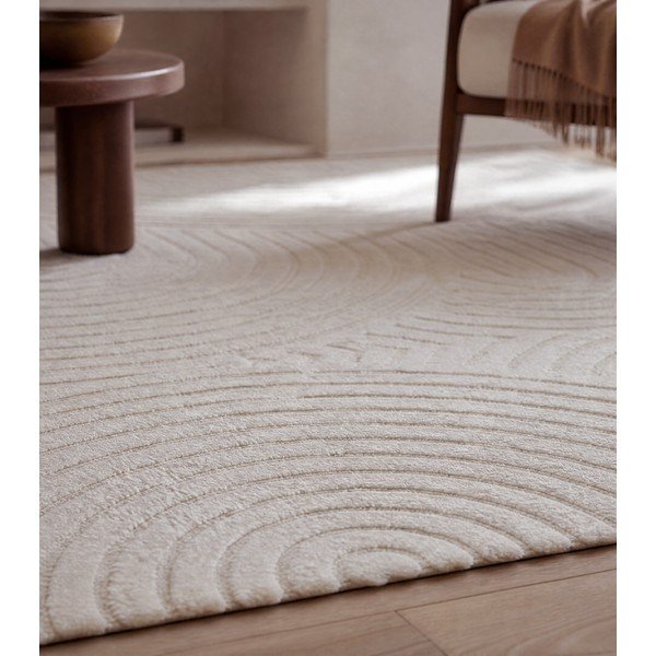 Tappeto color crema 160 x 230 cm Yen One - Universal-image-3