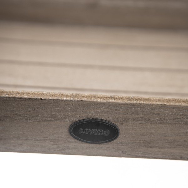 Vassoio da portata marrone in legno pressato , 34 x 20 cm - Orion-image-4