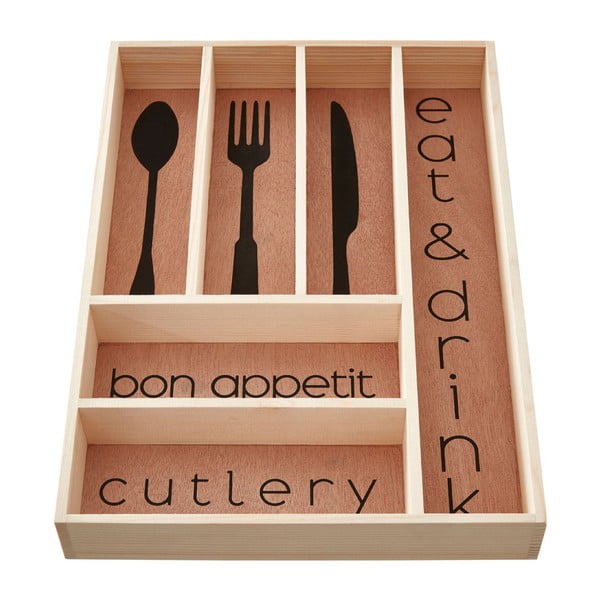 Portaposate di colore naturale in legno 30 x 42 cm Bessan – Premier Housewares-image-2
