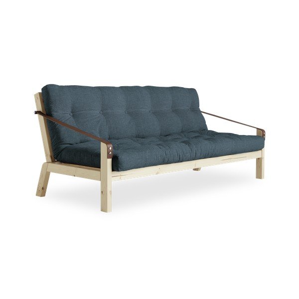 Divano variabile Naturale Chiaro/Blu scuro Poetry - Karup Design-image-3