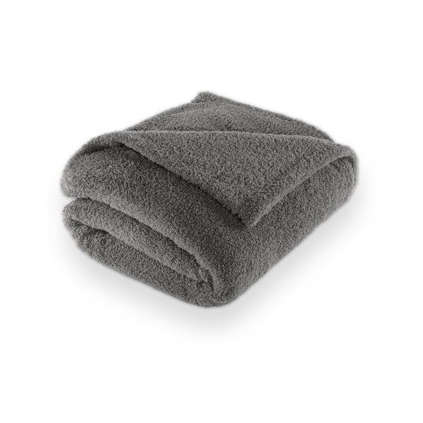 Coperta grigia in micropile 150x200 cm Cocoon – Tiseco Home Studio