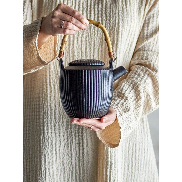 Teiera nera in gres 850 ml Neri – Bloomingville-image-3