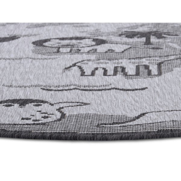 Tappeto rotondo grigio ø 120 cm Animal World - Hanse Home-image-4
