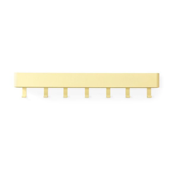 Attaccapanni da parete giallo chiaro in acciaio con scaffale 72 cm Dax Play – Spinder Design-image-2