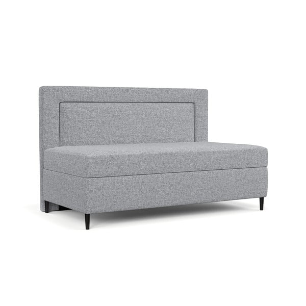 Letto singolo imbottito grigio 100x200 cm Alba - Maison de Rêve