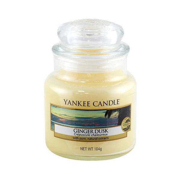 Vonná svíčka Yankee Candle Zázvorový Soumrak, doba hoření 25 - 40 hodin