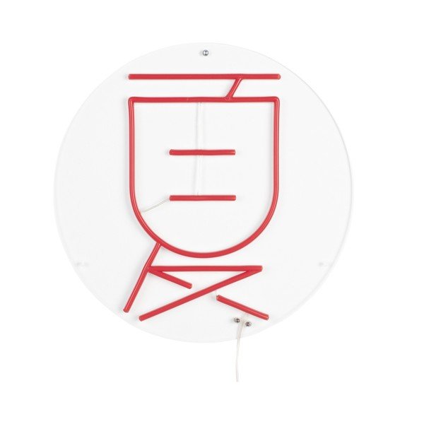 Decorazione con luce al neon a LED rossa Sya - Dutchbone