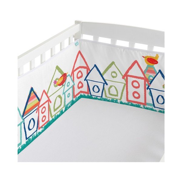 Výstelka do postýlky Moshi Moshi Birdhouse, 210 x 40 cm