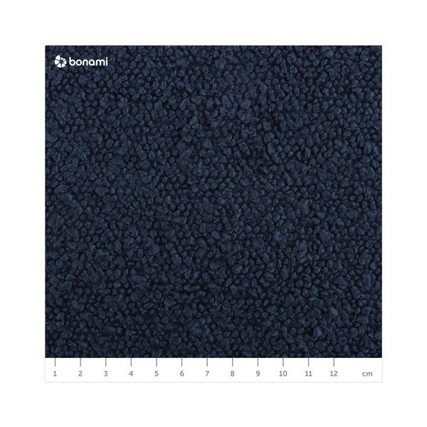 Poltrona blu scuro con rivestimento in bouclé Poppy – Micadoni -image-4