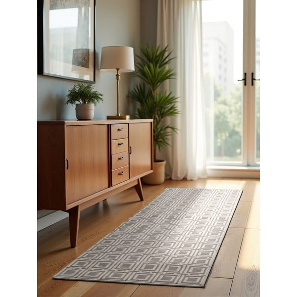 Passatoia color crema 80x240 cm Perles Howlite – Elle Decoration-image-3