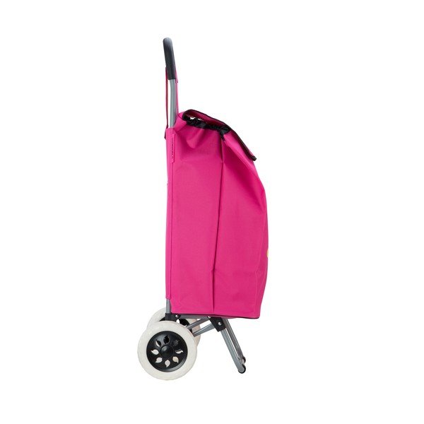 Borsa spesa rosa con ruote Lulucastagnette Cosette, 37 l - LULUCASTAGNETTE-image-1