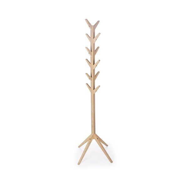 Appendiabiti colore naturale chiaro in rovere massiccio 60x169 cm Daiki – Yes Everyday-image-1