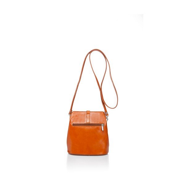 Borsa in pelle marrone cognac Silverio - Massimo Castelli-image-1