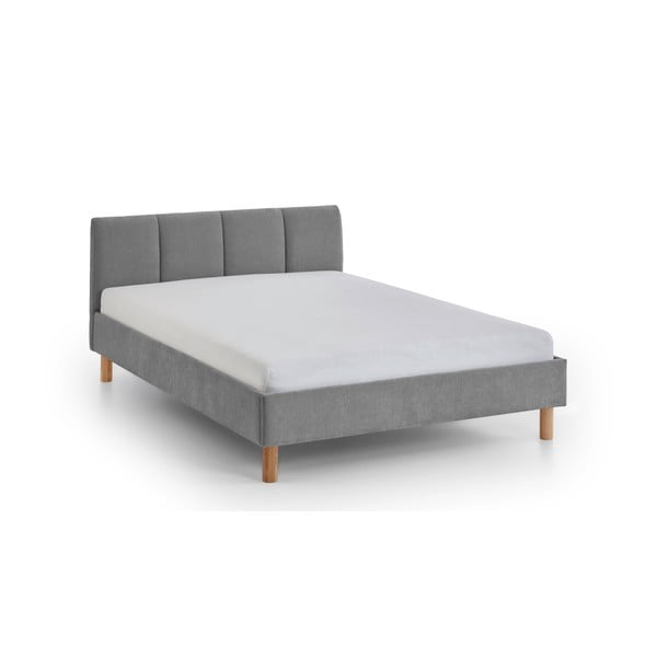 Letto singolo imbottito grigio rete non inclusa 120x200 cm Joker – Meise Möbel