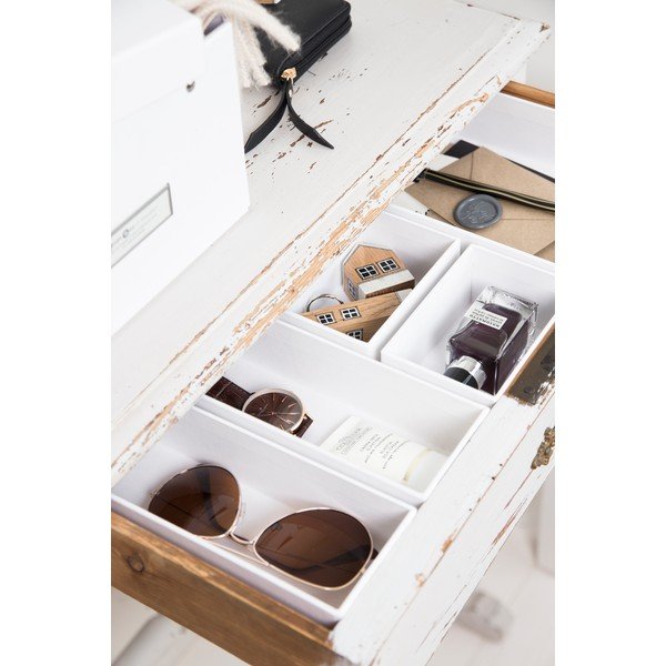 Set di organizer per cassetti in cartone 5 pz Emma Paper Laminate – Bigso-image-2