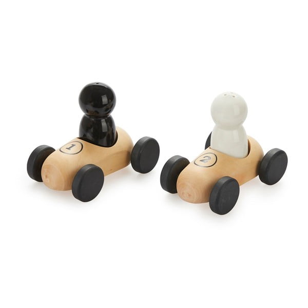 Saliera e pepiera con supporto Bolides - Balvi