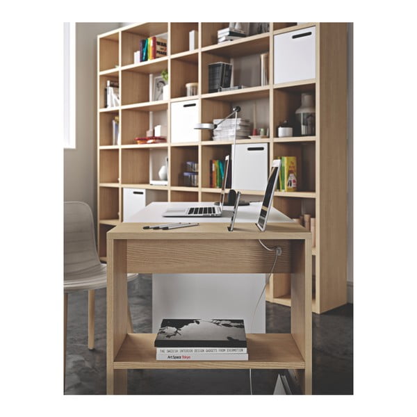 Libreria in rovere 255x224 cm Pombal - TemaHome-image-2