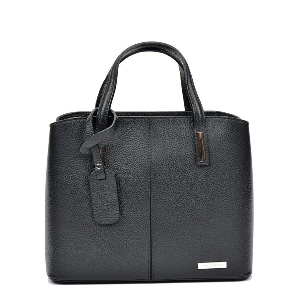 Borsa in pelle nera Lacy - Sofia Cardoni