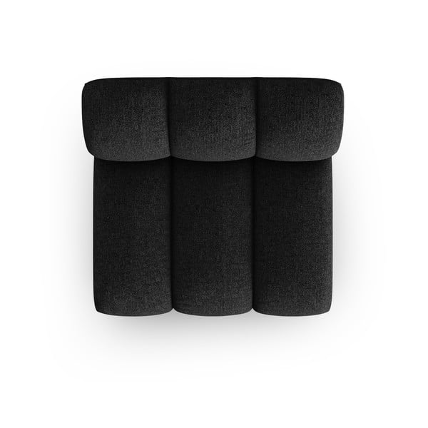 Divano componibile nero/color antracite (solo con parte centrale) Lupine – Micadoni Home-image-2