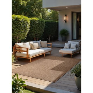 Tappeto da interno/esterno beige/avorio 200x290 cm Duet Kona – NORTHRUGS