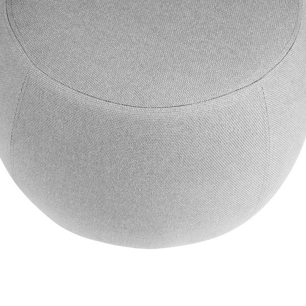 Pouf grigio , ⌀ 50 cm Jason - sømcasa-image-1