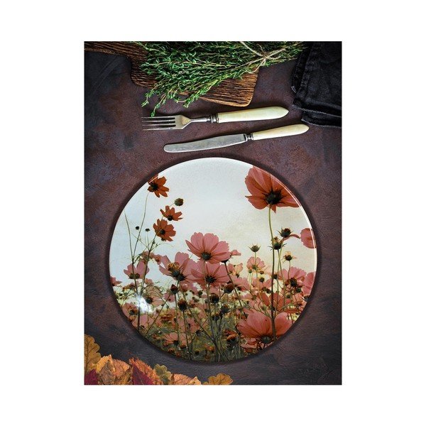 Piatto in ceramica Poppies, ⌀ 25 cm - Unknown-image-1