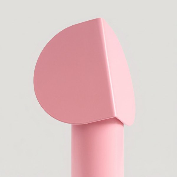 Lampada da tavolo LED rosa in alluminio (altezza totale 15 cm) BISCUIT – Thoro-image-4
