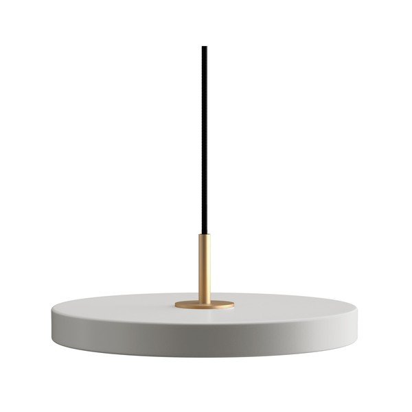 Lampadario LED grigio chiaro in metallo con paralume in metallo con intensità regolabile ø 31 cm Asteria Plus – UMAGE