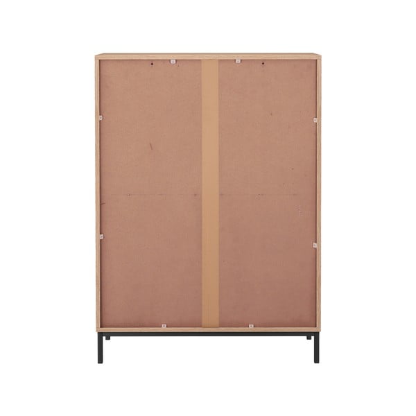 Mobile in rovere decorato in colore naturale 80x110 cm Celine - Støraa-image-3