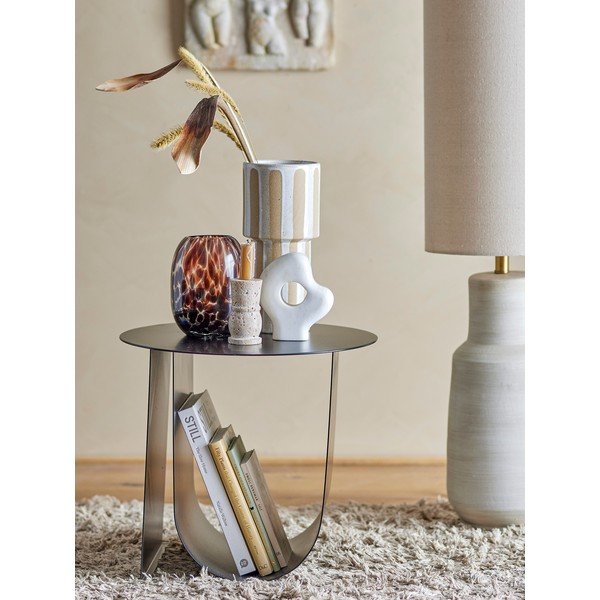 Tavolino rotondo in metallo ø 43 cm Cher – Bloomingville-image-1