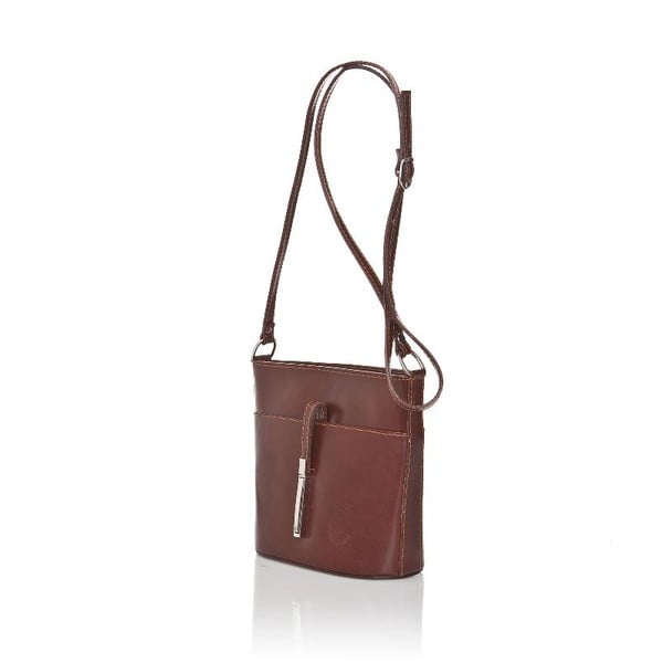 Borsa in pelle marrone Severina - Markese-image-1