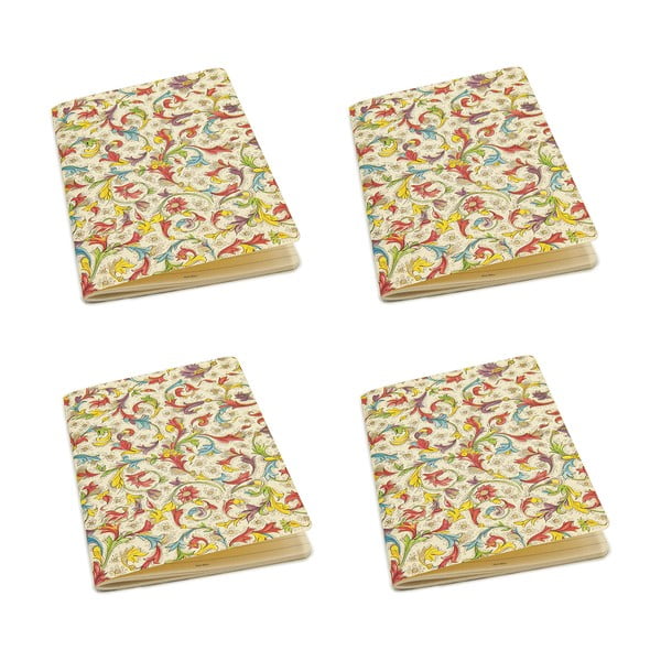 Quaderni di lavoro in set di 4 192 pagine formato A6 Florentia - Kartos-image-2