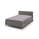 Letto da bambini grigio imbottito rete non inclusa 120x200 cm Fun – Meise Möbel