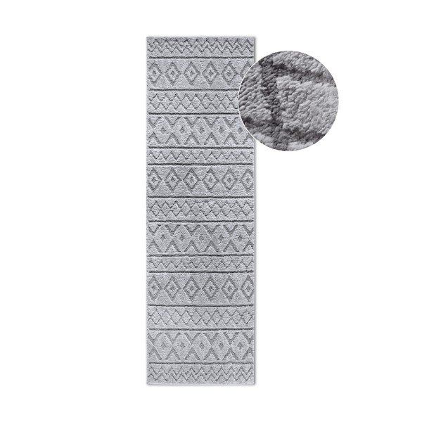 Passatoia grigia 80x240 cm Itinerance Light Grey - Elle Decoration