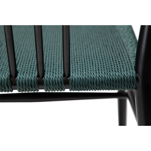 Sedia da pranzo nero-turchese Sava - DAN-FORM Denmark-image-1