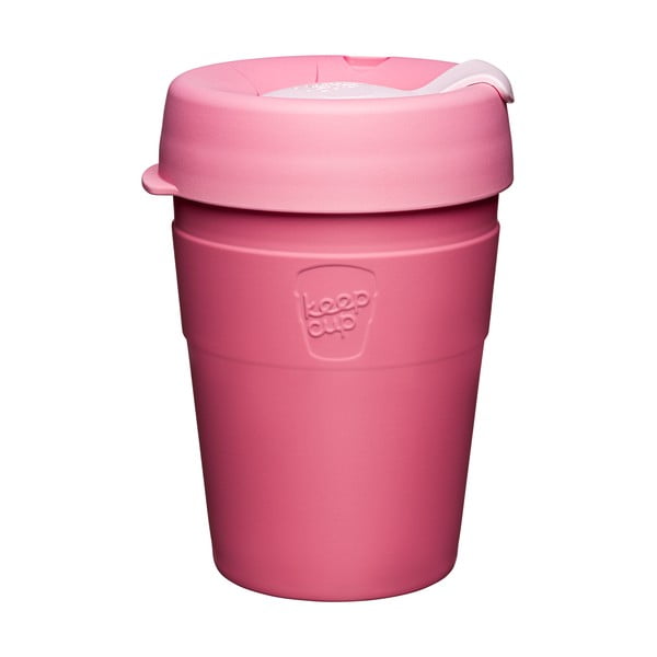 Tazza da viaggio rosa con coperchio Thermal, 340 ml Saskatoon - KeepCup
